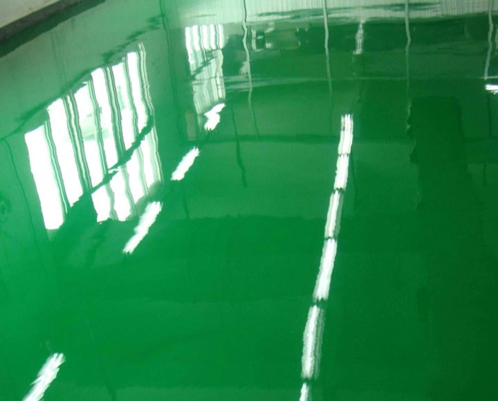 湖南永州學校水性環氧自流平地坪漆工程